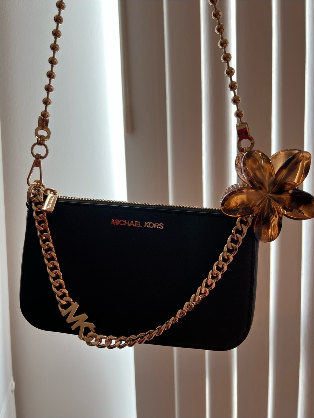 Michael Kors Jet Black SM Pouchette - Picture 9 of 10